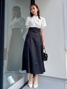 「スタイルアップ」｜marinさん（レディース・164cm）の夏コーディネート
