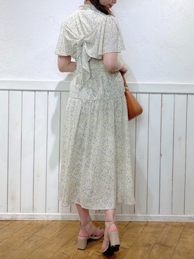 「dazzlin（ダズリン）のアイテム（サンダル）」を使った、marinさん（レディース・164cm）の春コーディネート