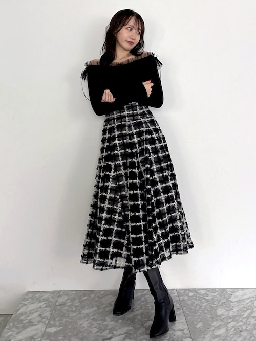 セール】コルセットボリューミーフレアスカート（スカート