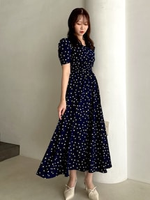 WEB限定】ハートパターンシャーリングワンピース｜ダズリン（dazzlin