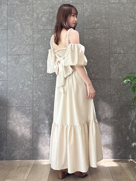 「dazzlin（ダズリン）のアイテム（ワンピース/ドレス）」を使った、marinさん（レディース・164cm）の夏コーディネート