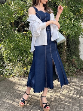 「dazzlin（ダズリン）のアイテム」を使った、marinさん（レディース・164cm）の春コーディネート