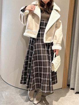 「dazzlinコーデ」｜「アイテム（ブルゾン）」を使った、marinさん（レディース・164cm）の秋コーディネート