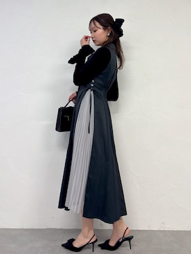 「dazzlin（ダズリン）のアイテム」を使った、marinさん（レディース・164cm）の冬コーディネート