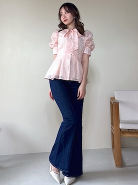 「dazzlin（ダズリン）のアイテム」を使った、marinさん（レディース・164cm）の春コーディネート
