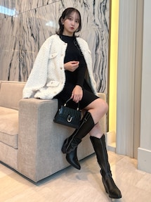 ボアフレンチブルゾン オフホワイト 2025年最新】dazzlin ボアフレンチブルゾンの人気アイテム