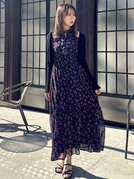 「dazzlin（ダズリン）のアイテム（シューズ）」を使った、marinさん（レディース・164cm）の春コーディネート