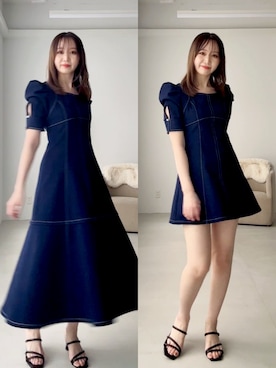 「dazzlin（ダズリン）のアイテム」を使った、marinさん（レディース・164cm）の冬コーディネート