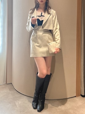 「dazzlinコーデ」｜「アイテム（ジャケット/アウター）」を使った、marinさん（レディース・164cm）の冬コーディネート