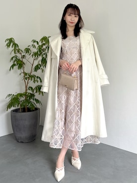 「アイテム（その他アウター）」を使った、marinさん（レディース・164cm）の秋コーディネート