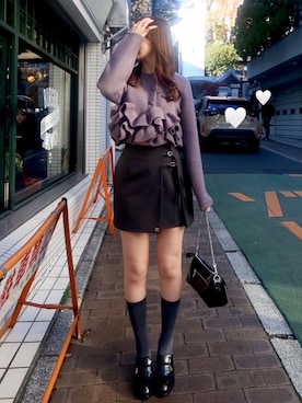 「dazzlin（ダズリン）のアイテム」を使った、marinさん（レディース・164cm）の冬コーディネート