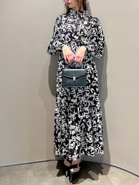 「dazzlin（ダズリン）のアイテム（ワンピース）」を使った、marinさん（レディース・164cm）の冬コーディネート