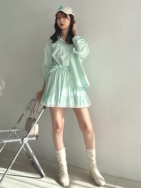 「dazzlin（ダズリン）のアイテム」を使った、marinさん（レディース・164cm）の冬コーディネート