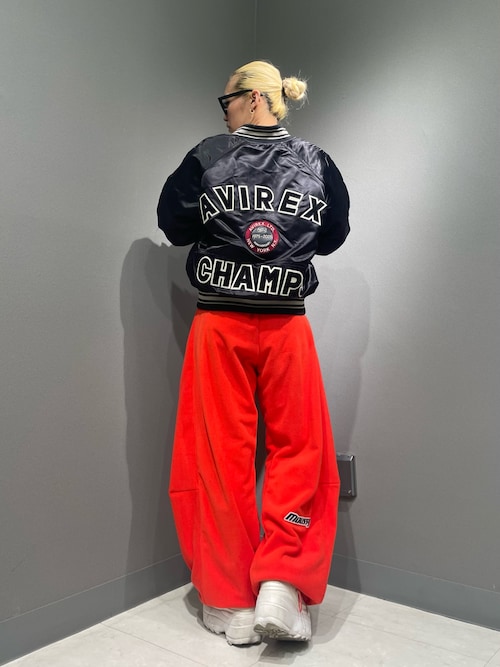 80s バブル期 MELROSE 刺繍ロゴショート丈レザースタジアムジャンパー 80s バブル期 MELROSE 刺繍ロゴショート丈レザースタジアムジャンパー