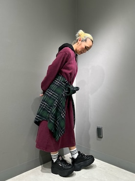 「AVIREX（アヴィレックス）のアイテム」を使った、RAMUさん（レディース・164cm）の秋コーディネート