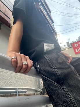 「スタッフコーデ」｜「アイテム（アクセサリー）」を使った、RAMUさん（レディース・164cm）の夏コーディネート