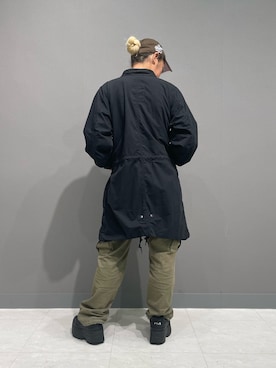 「AVIREX（アヴィレックス）のアイテム（モッズコート）」を使った、RAMUさん（レディース・164cm）の秋コーディネート