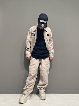 「ピグメント」｜「アイテム（帽子）」を使った、RAMUさん（レディース・164cm）の春コーディネート