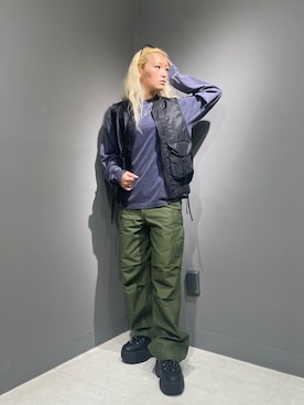 「AVIREX（アヴィレックス）のアイテム」を使った、RAMUさん（レディース・164cm）の夏コーディネート