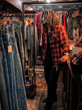 「CHROME HEARTS（クロムハーツ）のアイテム（アクセサリー）」を使った、Ukiさん（メンズ・174cm）の春コーディネート