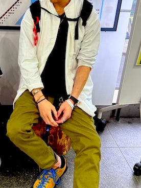 「CHROME HEARTS（クロムハーツ）のアイテム」を使った、bjryoさん（メンズ・174cm）の夏コーディネート