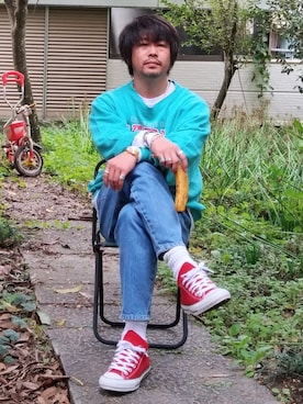 「韓流」｜こんがり棒さん（メンズ・167cm）の秋コーディネート