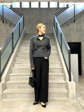 「URBAN RESEARCH（アーバンリサーチ）のアイテム（ショルダーバッグ）」を使った、makoさん（レディース・175cm）の秋コーディネート