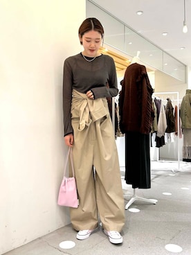 「アイテム（その他雑貨）」を使った、makoさん（レディース・175cm）の秋コーディネート