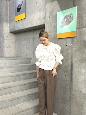 「アイテム（その他シューズ）」を使った、makoさん（レディース・175cm）の秋コーディネート