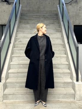 「アイテム（テーラードジャケット）」を使った、makoさん（レディース・175cm）の秋コーディネート