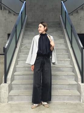 makoさん（レディース・175cm）の春コーディネート