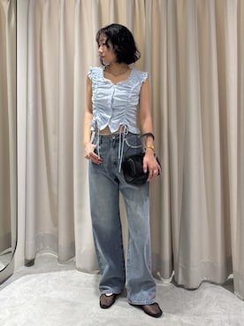 「FREE'S MART（フリーズマート）のアイテム」を使った、REINAさん（レディース・162cm）の春コーディネート