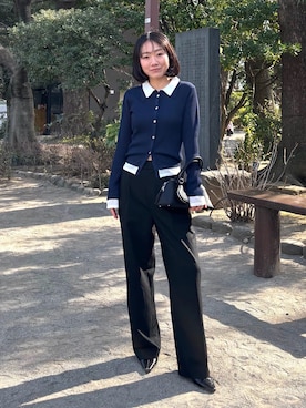 「FREE'S MART（フリーズマート）のアイテム」を使った、REINAさん（レディース・162cm）の冬コーディネート