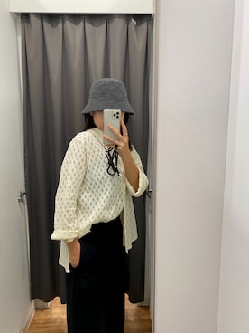 「UNIQLO（ユニクロ）のアイテム（帽子）」を使った、REINAさん（レディース・160cm）の秋コーディネート