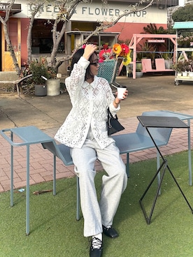 「FREE'S MART（フリーズマート）のアイテム」を使った、REINAさん（レディース・162cm）の冬コーディネート