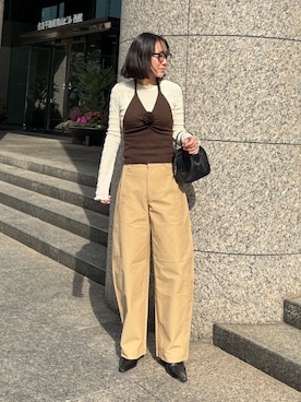 REINAさん（レディース・162cm）の冬コーディネート