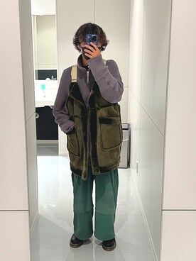 「masterkey（マスターキー）のアイテム」を使った、TAKUYAさん（メンズ・176cm）の秋コーディネート