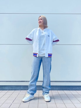 「DIESEL（ディーゼル）のアイテム（Tシャツ/カットソー）」を使った、SaKi.さん（レディース・162cm）の春コーディネート