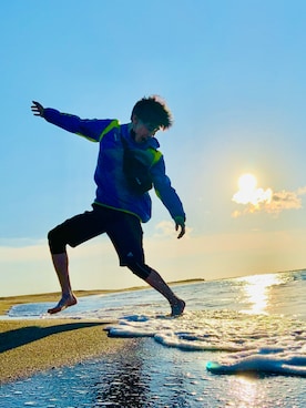 「FILA（フィラ）のアイテム（バッグ）」を使った、So さん（メンズ・181cm）の春コーディネート