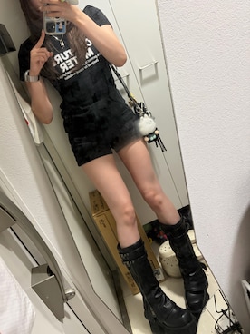 「VARZAR（バザール）のアイテム」を使った、おちゃはいさん（レディース・161cm）の夏コーディネート