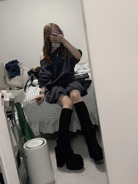 「MARC JACOBS（マークジェイコブス）のアイテム（バッグ）」を使った、おちゃはいさん（レディース・161cm）の秋コーディネート