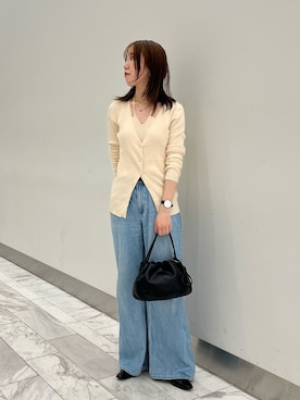 「LA PEAU DE GEM（ラポドゥジェム）のアイテム」を使った、Hitomiさん（骨格ウェーブ・レディース・160cm）の春コーディネート