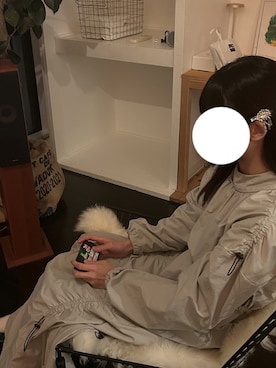 「アイテム（バレッタ/ヘアクリップ）」を使った、☆さん（レディース・162cm）の秋コーディネート