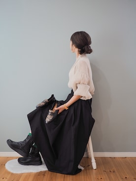 「reca（レカ）のアイテム」を使った、まーこさん（レディース・164cm）の秋コーディネート