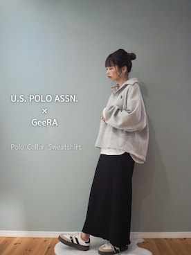 「アイテム（スウェット）」を使った、まーこさん（レディース・164cm・30代）の秋コーディネート