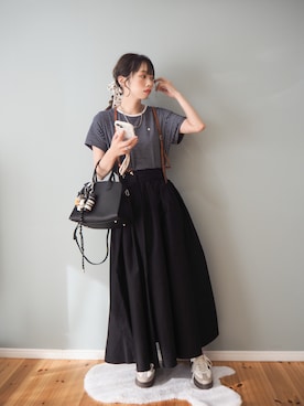 「アイテム（ファッション雑貨）」を使った、まーこさん（レディース・164cm・30代）の夏コーディネート