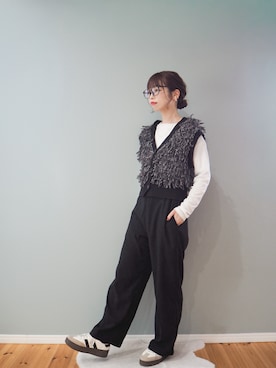 「Riberry（リベリー）のアイテム」を使った、まーこさん（レディース・164cm）の春コーディネート