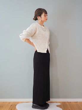 「Riberry（リベリー）のアイテム」を使った、まーこさん（レディース・164cm）の秋コーディネート