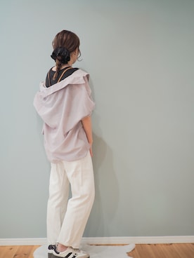 「libelle more（リベル モア）のアイテム」を使った、まーこさん（レディース・164cm）の春コーディネート