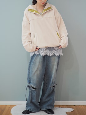 「pocket（ポケット）のアイテム」を使った、まーこさん（レディース・164cm）の秋コーディネート